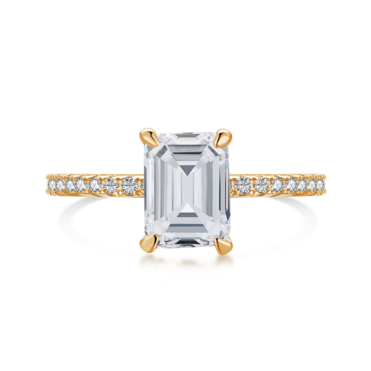 [⭐Lioran Jewelry]2.0 Carat Scintillating Ornate Radiant Cut Party Ring