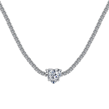 [⭐Lioran Jewelry]2.0 Carat ⭐Lioranling Tennis Heart Cut Necklace