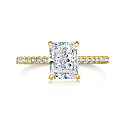 [⭐Lioran Jewelry]2.0 Carat Dazzling ⭐Lioranling Radiant Cut Party Ring