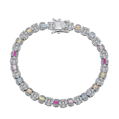 [⭐Lioran Jewelry]Dazzling Radiant Multi Cut Daily Bracelet