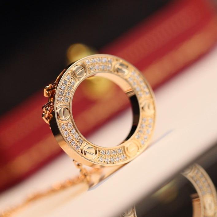 [⭐Lioran]LOVE NECKLACE ADJUSTABLE ROSE GOLD