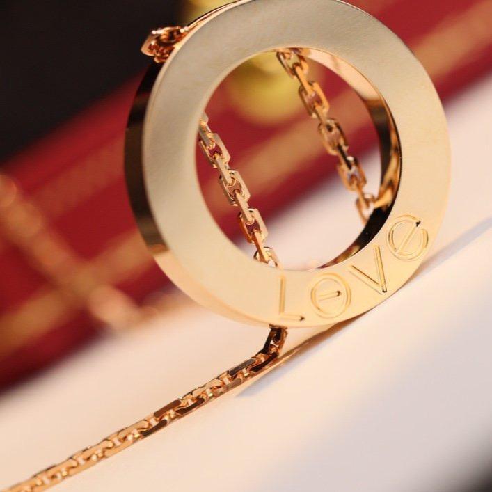 [⭐Lioran]LOVE NECKLACE ADJUSTABLE ROSE GOLD