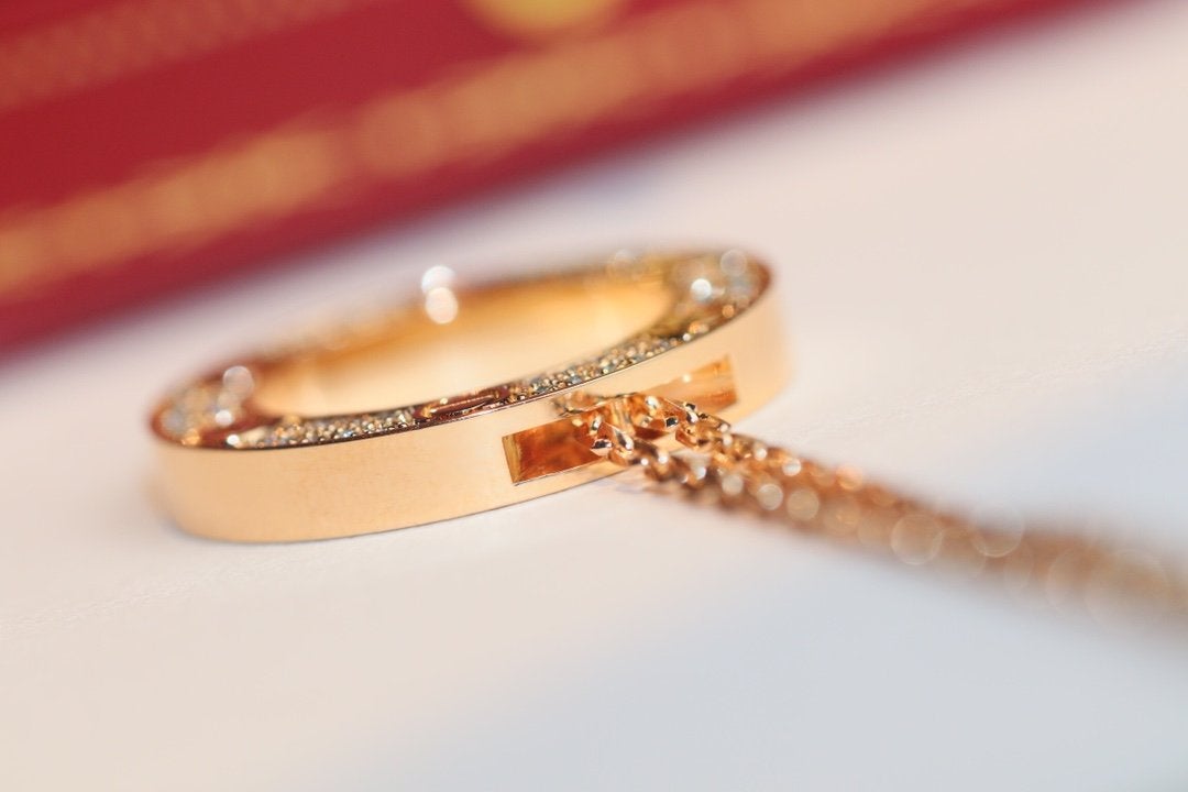 [⭐Lioran]LOVE NECKLACE ADJUSTABLE ROSE GOLD