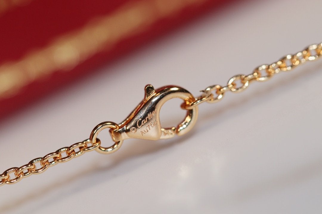 [⭐Lioran]LOVE NECKLACE PINK GOLD AND SILVER