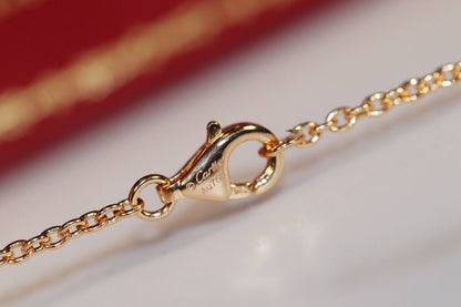 [⭐Lioran]LOVE NECKLACE PINK GOLD AND SILVER