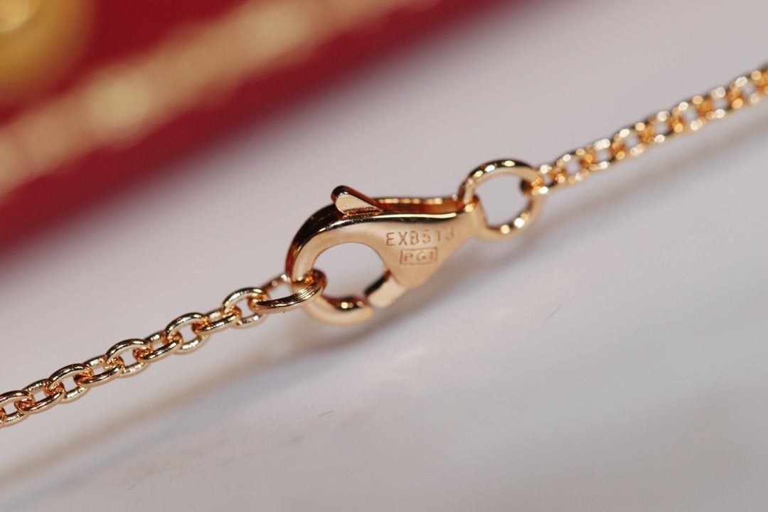 [⭐Lioran]LOVE NECKLACE PINK GOLD AND SILVER