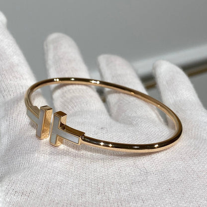[Lioran]T BRACELET 1.8MM MOP PINK GOLD