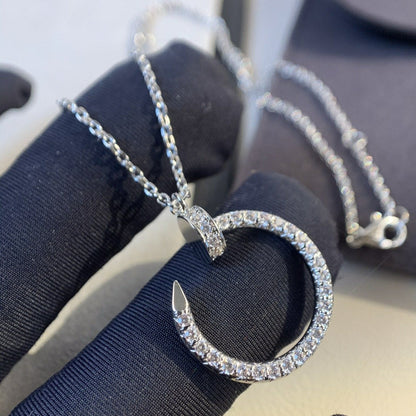 [⭐Lioran]JUSTE NECKLACE SILVER DIAMONDS