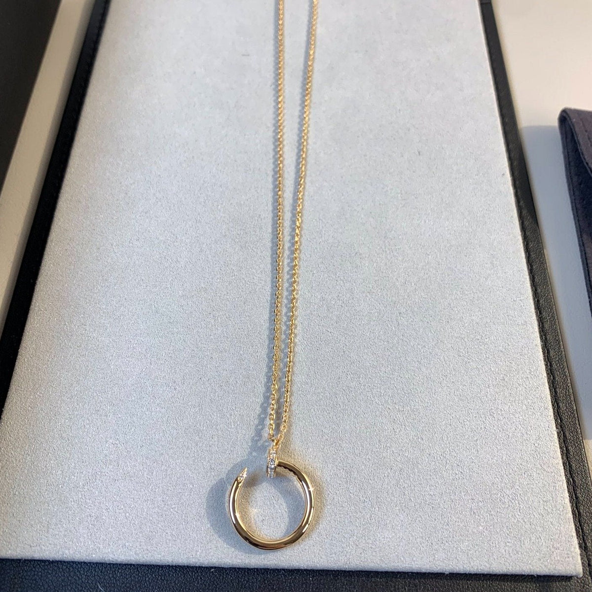 [⭐Lioran]JUSTE NECKLACE PINK GOLD