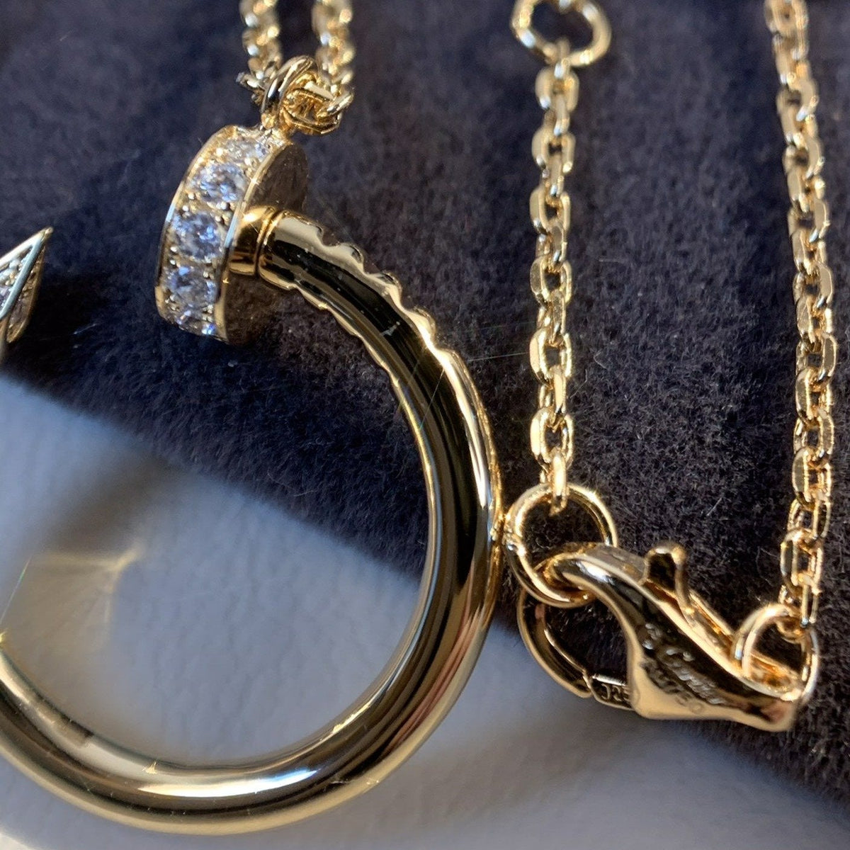 [⭐Lioran]JUSTE NECKLACE PINK GOLD