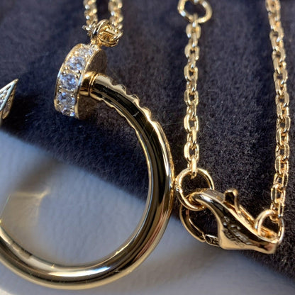 [⭐Lioran]JUSTE NECKLACE PINK GOLD