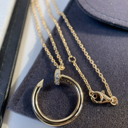[⭐Lioran]JUSTE NECKLACE PINK GOLD