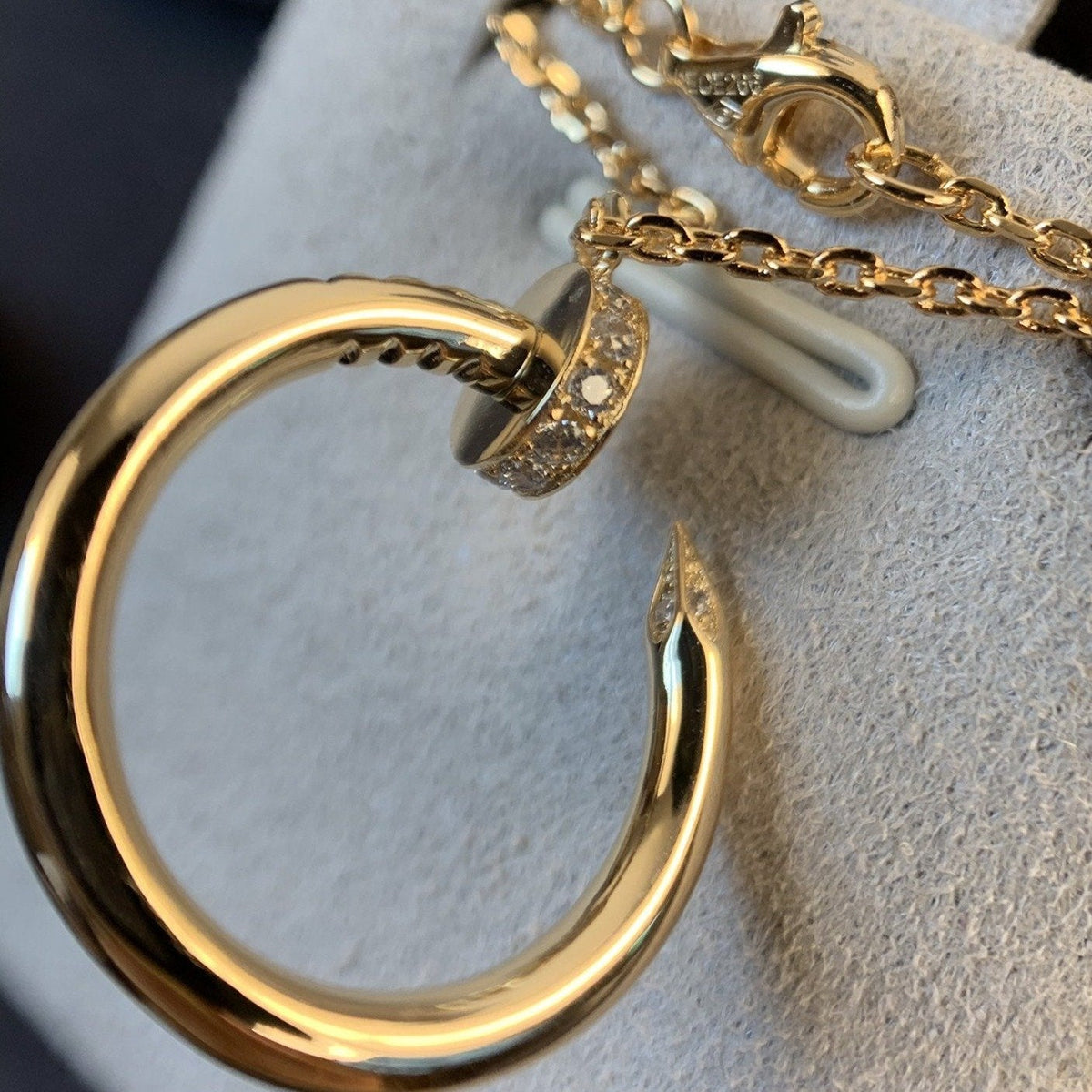 [⭐Lioran]JUSTE NECKLACE PINK GOLD