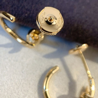 [⭐Lioran]JUSTE EARRINGS PINK GOLD