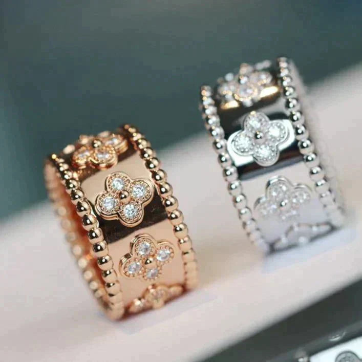 [⭐Lioran]CLOVER KALEIDOSCOPE RING 10MM