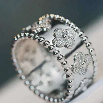 [⭐Lioran]CLOVER KALEIDOSCOPE RING 10MM