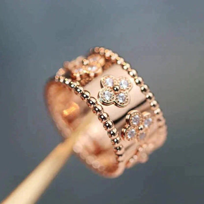 [⭐Lioran]CLOVER KALEIDOSCOPE RING 10MM