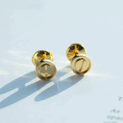 [⭐Lioran]LOVE EARRINGS GOLD 10MM