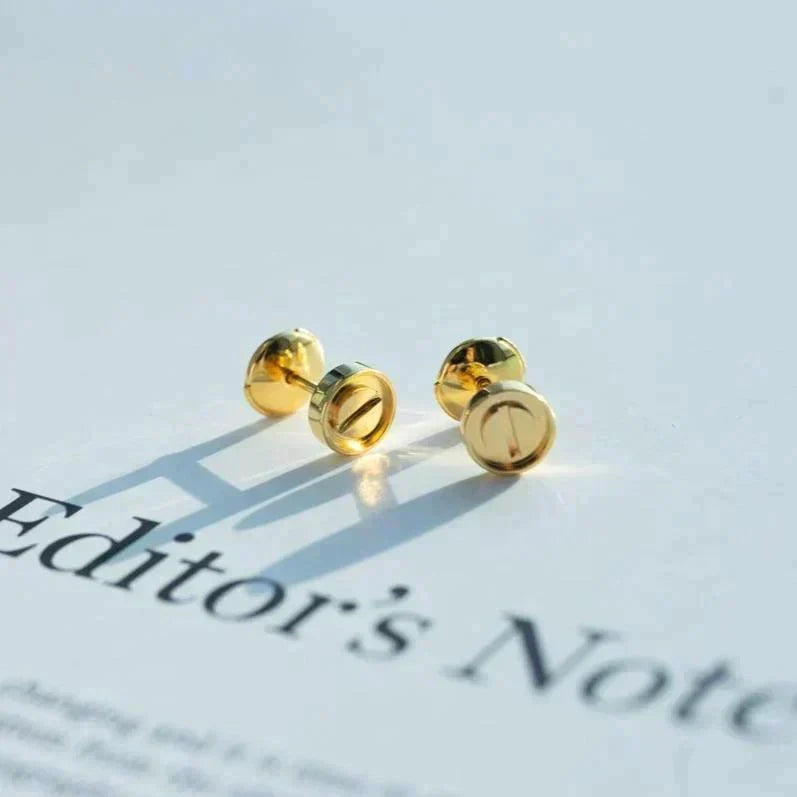 [⭐Lioran]LOVE EARRINGS GOLD 10MM