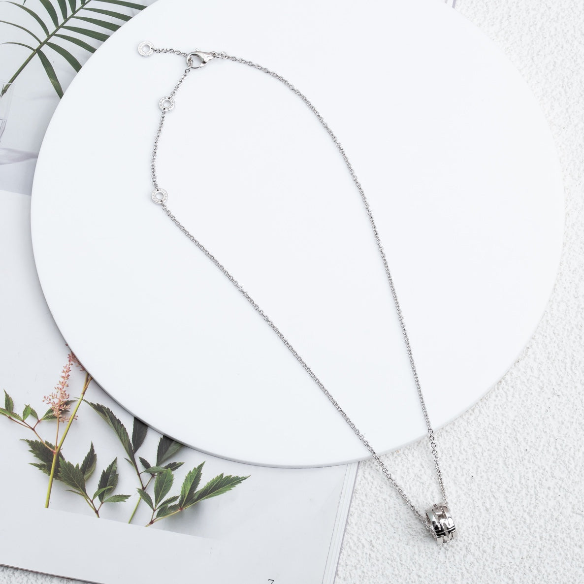[⭐Lioran]PARENTESI NECKLACE SILVER