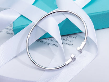 [Lioran]T BRACELET 1.8MM DIAMOND SILVER