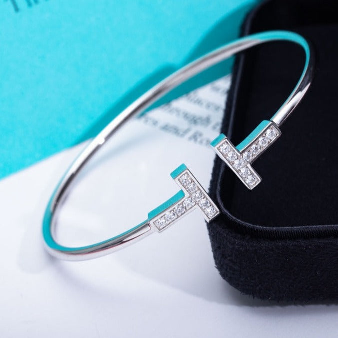 [Lioran]T BRACELET 1.8MM DIAMOND SILVER