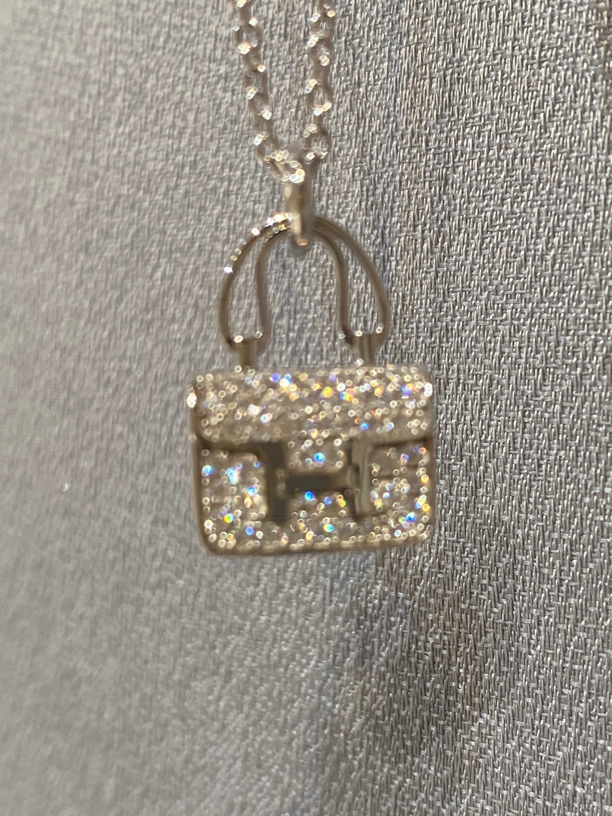 [⭐Lioran]CONSTANCE PEDANT DIAMOND NECKLACE