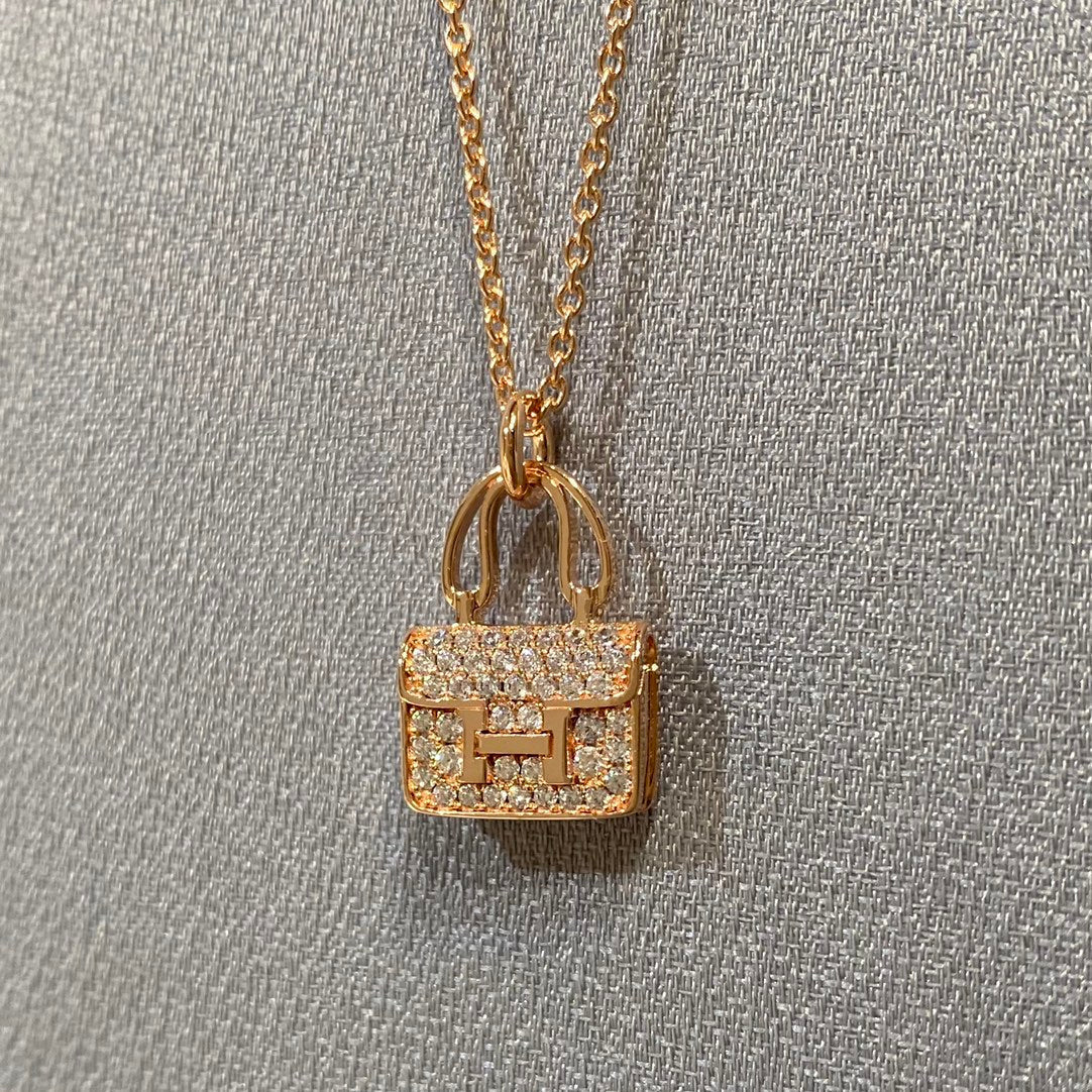 [⭐Lioran]CONSTANCE PEDANT DIAMOND NECKLACE