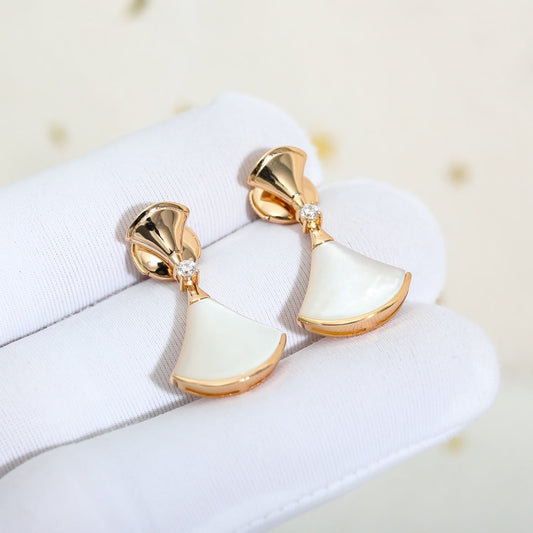 [⭐Lioran]DREAM MOP PINK GOLD EARRINGS