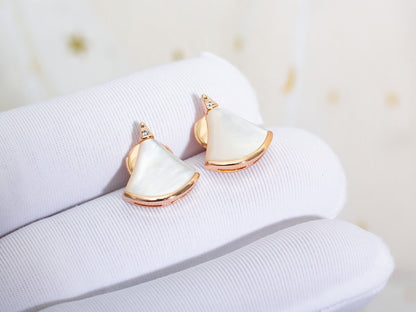 [⭐Lioran]DIVAS DREAM EARRINGS PINK GOLD