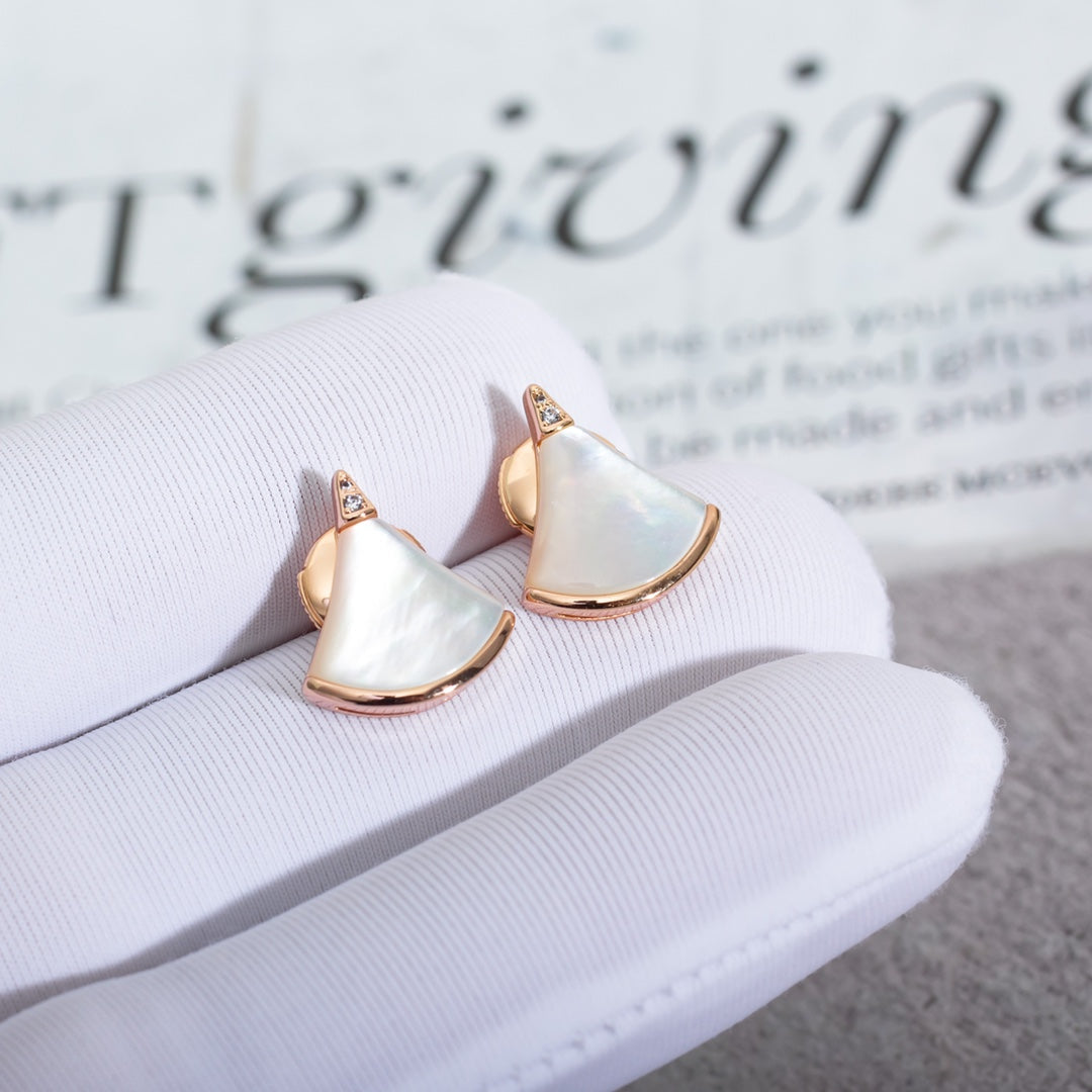 [⭐Lioran]DIVAS DREAM EARRINGS PINK GOLD