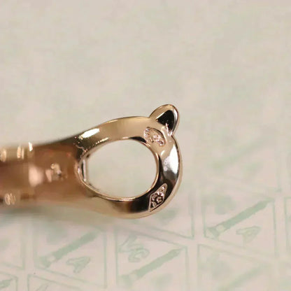 [⭐Lioran]CLOVER MEDIUM 1 MOTIFS FUll DIAMOND EARRINGS