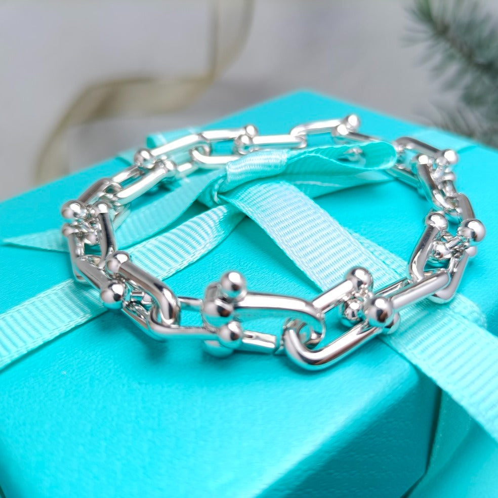 [Lioran]HARDWEAR BRACELET PINK GOLD AND SILVER
