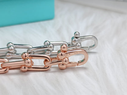 [Lioran]HARDWEAR BRACELET PINK GOLD AND SILVER