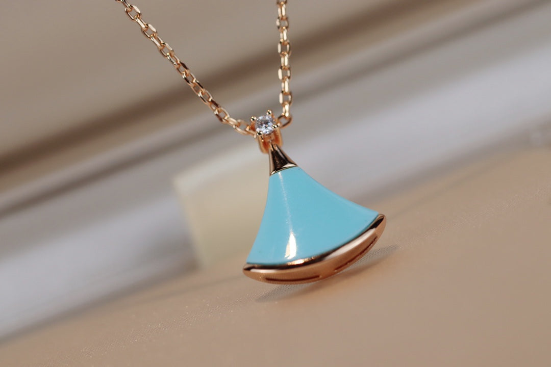 [⭐Lioran]DREAM NECKLACE TURQUOISE PINK GOLD