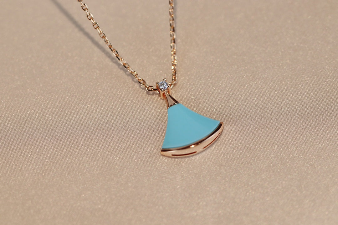 [⭐Lioran]DREAM NECKLACE TURQUOISE PINK GOLD