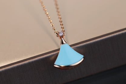 [⭐Lioran]DREAM NECKLACE TURQUOISE PINK GOLD