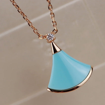 [⭐Lioran]DREAM NECKLACE TURQUOISE PINK GOLD
