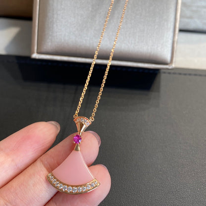 [⭐Lioran]DREAM NECKLACE PINK OPAL