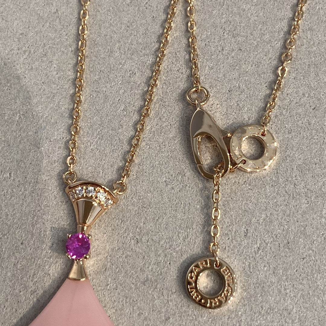 [⭐Lioran]DREAM NECKLACE PINK OPAL