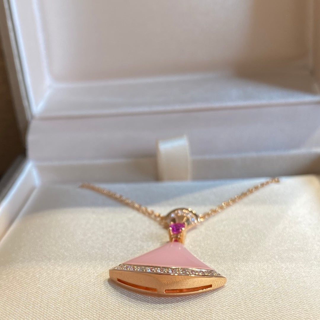 [⭐Lioran]DREAM NECKLACE PINK OPAL
