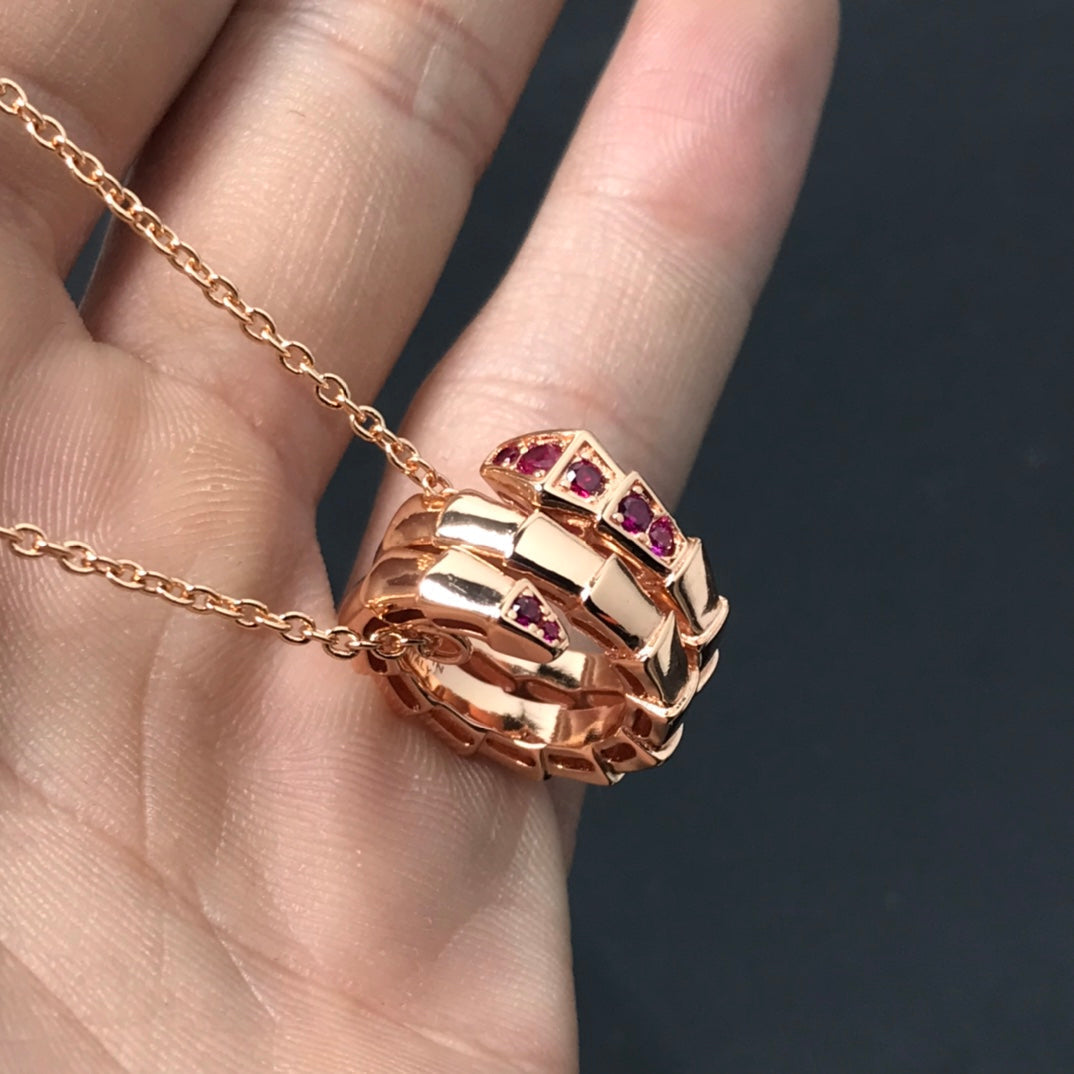 [⭐Lioran]SERPENTI PEDANT NECKLACE