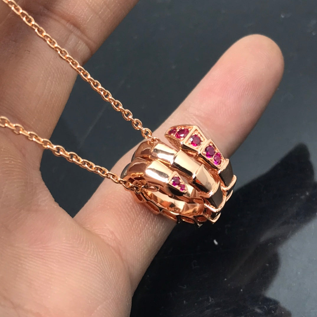 [⭐Lioran]SERPENTI PEDANT NECKLACE
