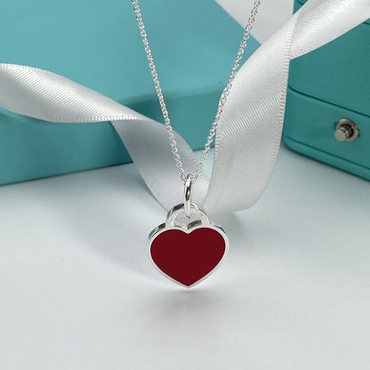[Lioran]HEART PEDANT SILVER NECKLACE