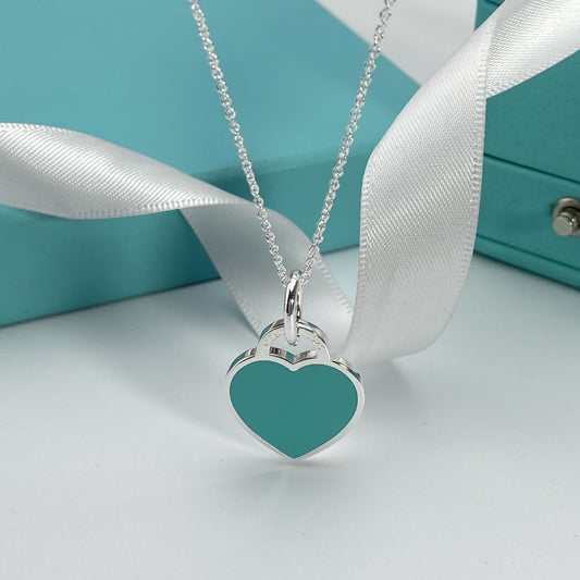 [Lioran]HEART PEDANT SILVER NECKLACE