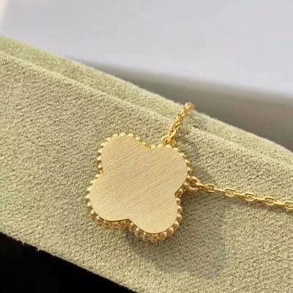[⭐Lioran]CLOVER 15MM DIAMOND TURQUOISE NECKLACE