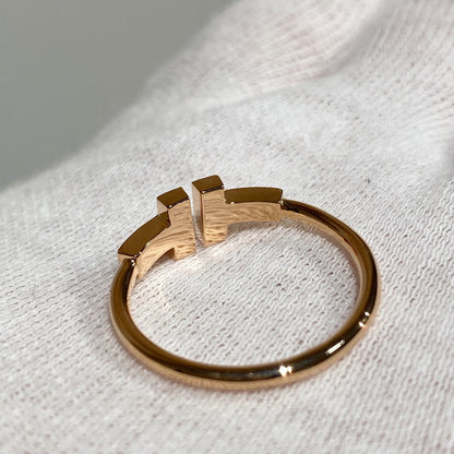 [Lioran] WIRE RING DIAMOND PINK GOLD