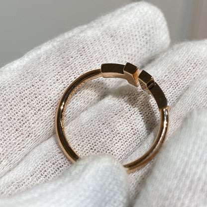 [Lioran] WIRE RING DIAMOND PINK GOLD