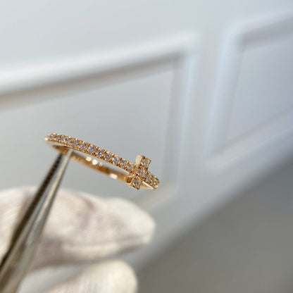 [Lioran]T RING DIAMOND PINK GOLD