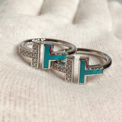 [Lioran] WIRE TURQUOISE DIAMOND RING SILVER